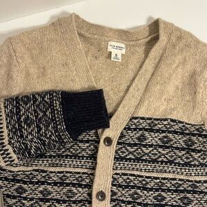 Men's Club Monaco Wool Blend Button Cardigan S